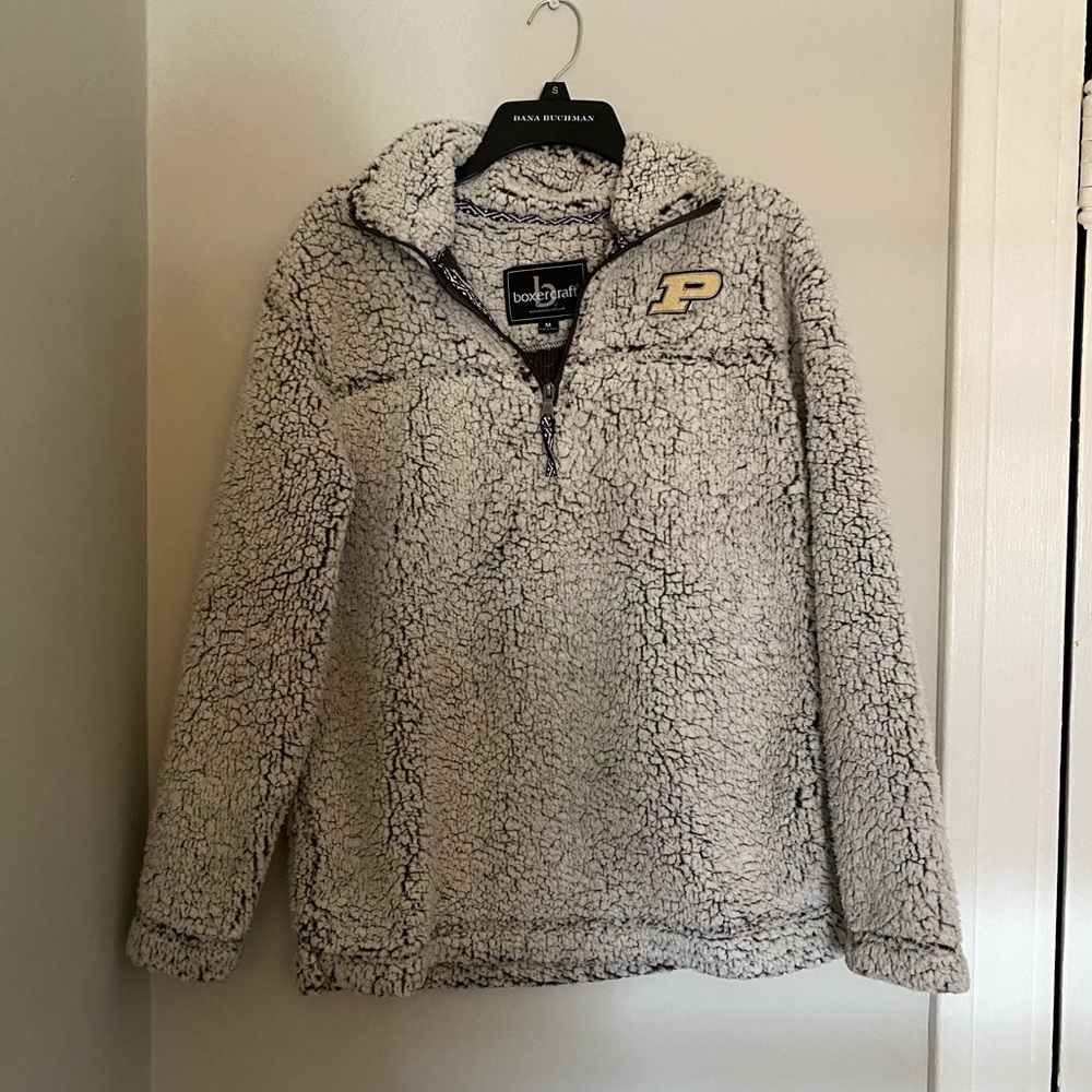 Purdue University fleece pullover
